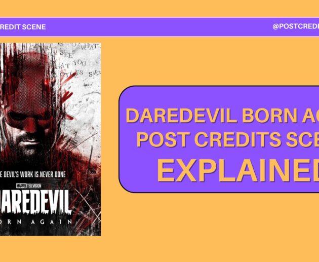 Daredevil Born Again Post Credit Scene